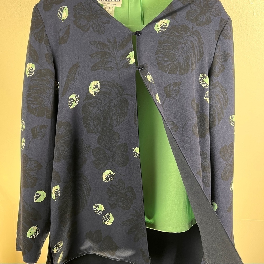 Pendleton 3pc Set. Jacket,Shell & Skirt. Navy, Li… - image 4